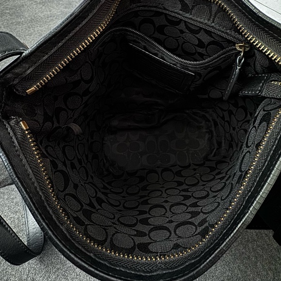 EUC Coach Bleecker Mini Duffle Bucket Black Crossbody Bag, w/tag & dust bag - Picture 5 of 14